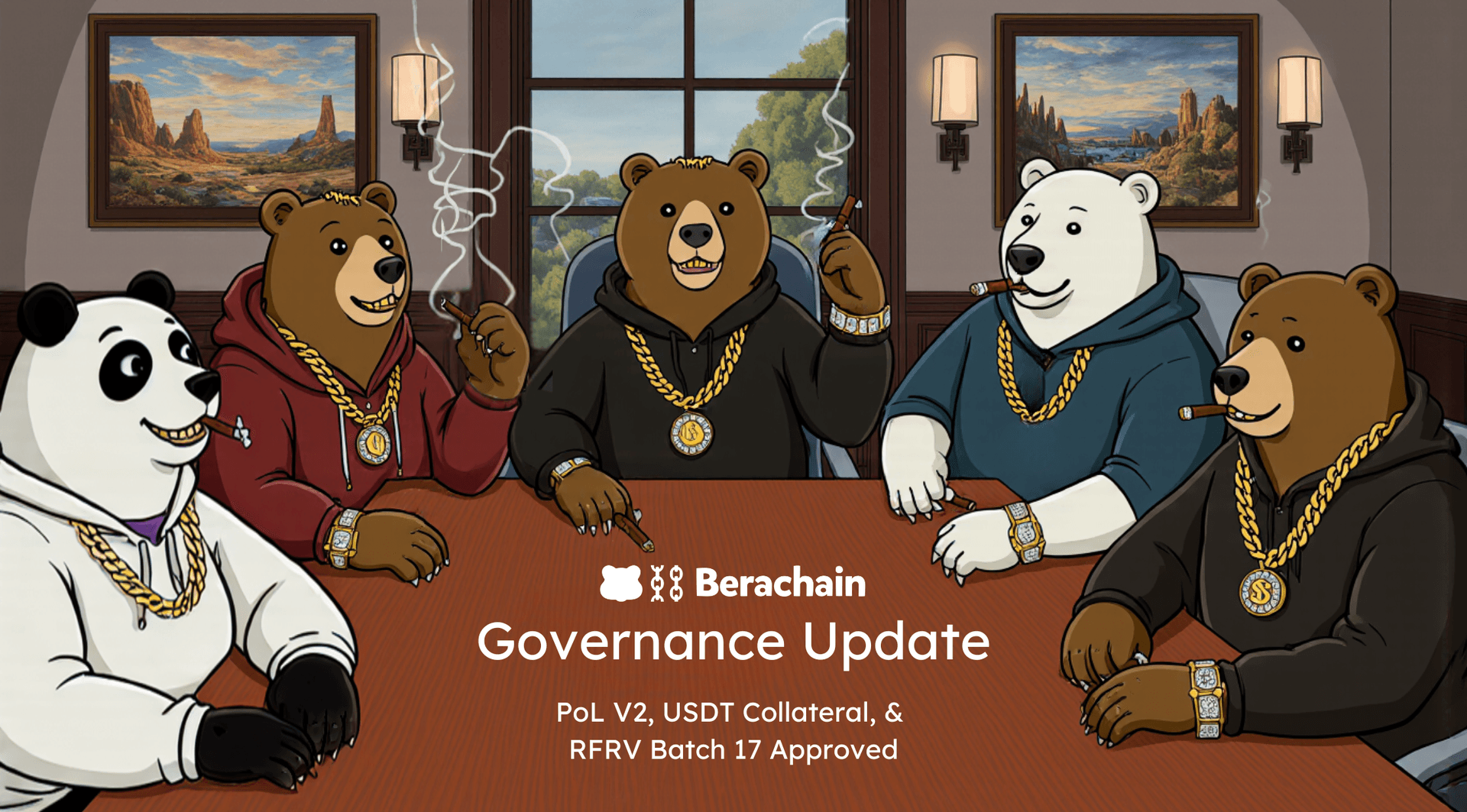 Berachain Governance Update: PoL V2, USDT Collateral, and RFRV Batch 17 Approved